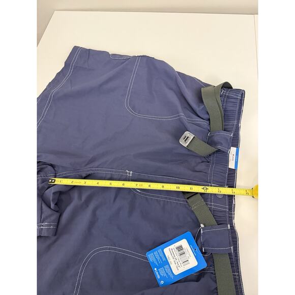 Columbia Sandy River Cargo Shorts Womens 2X Navy Belted Lightweight Hiking New - Picture 11 of 13